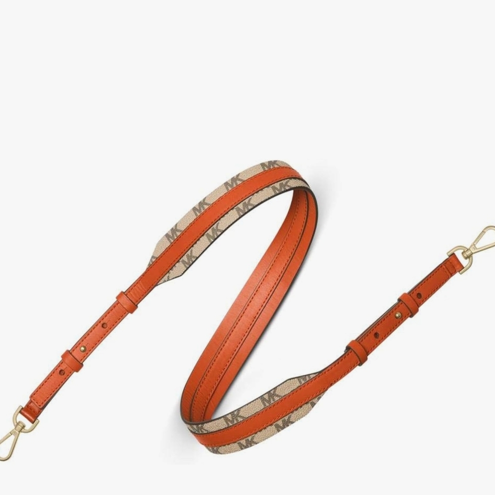 Michael Kors Heritage Handbag Guitar Strap - Orange